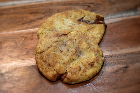 Snickerdoodle Carmel Cookies